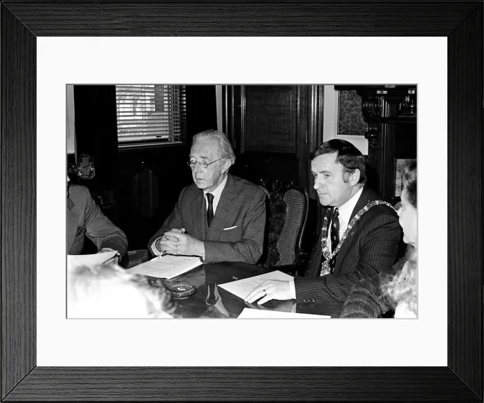 Framed Print : Ulster Decision Of Royal Wedding Gift April 1981 An appeal for funds to buy a gift Framed Print : Ulster Decision Of Royal Wedding Gift April 1981 An appeal for funds to buy a gift