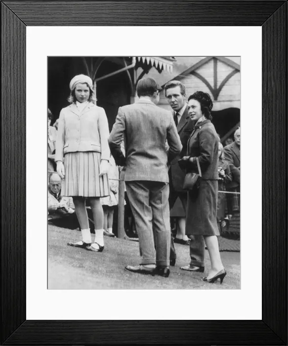 Framed Print : Princess Margaret and Lord Snowdon Aug 1962 with Prince Charles