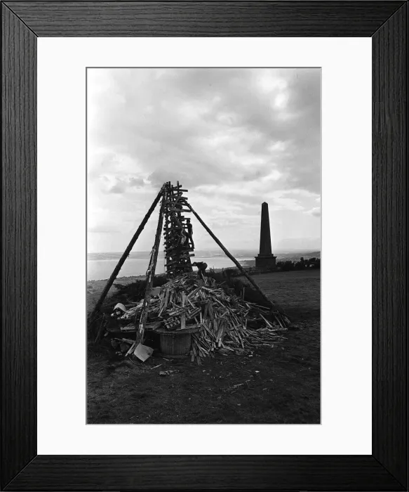 Framed Print : Royal Wedding Preparations In Ulster July 1981 The Royal wedding beacon in Framed Print : Royal Wedding Preparations In Ulster July 1981 The Royal wedding beacon in