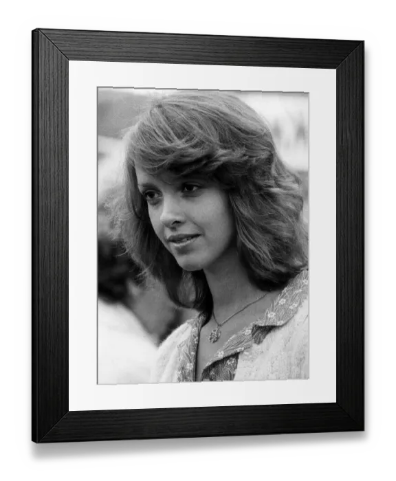 Framed Print : Sabrina Guinness watches Prince Charles play Polo July 1979 at Cowdrey Park Framed Print : Sabrina Guinness watches Prince Charles play Polo July 1979 at Cowdrey Park