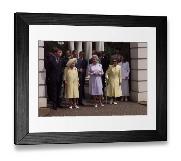 Framed Print : The Queen Mother Celebrates Her 99th Birthday Aug 1999 The Queen Mum celebrating Framed Print : The Queen Mother Celebrates Her 99th Birthday Aug 1999 The Queen Mum celebrating
