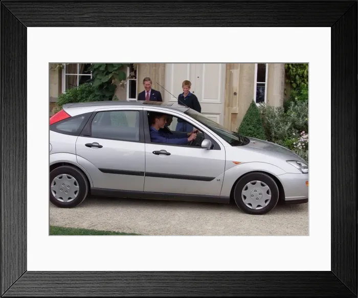 Framed Print : Prince William has driving lesson at Highgrove July 1999 Prince William, 17 Framed Print : Prince William has driving lesson at Highgrove July 1999 Prince William, 17