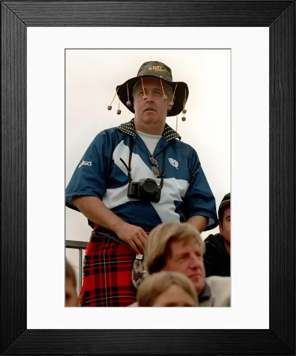 Framed Print : World cup cricket May 1999 Scotland versus Australia SCOTLAND SUPPORTER BRIAN Framed Print : World cup cricket May 1999 Scotland versus Australia SCOTLAND SUPPORTER BRIAN