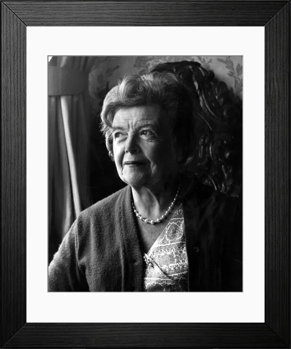 Framed Print : Lady Megan Lloyd George pictured at her home at Brynawelon Framed Print : Lady Megan Lloyd George pictured at her home at Brynawelon