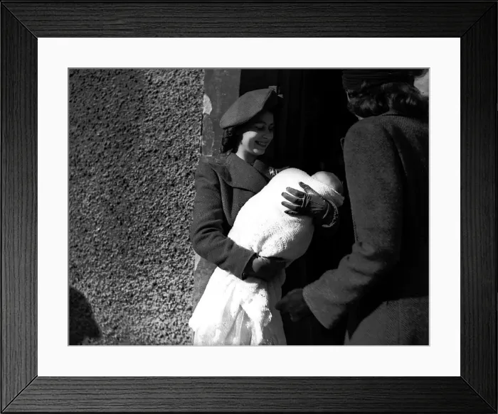 Framed Print : On 19th March 1946 Princess Elizabeth (the future Queen Elizabeth II Framed Print : On 19th March 1946 Princess Elizabeth (the future Queen Elizabeth II