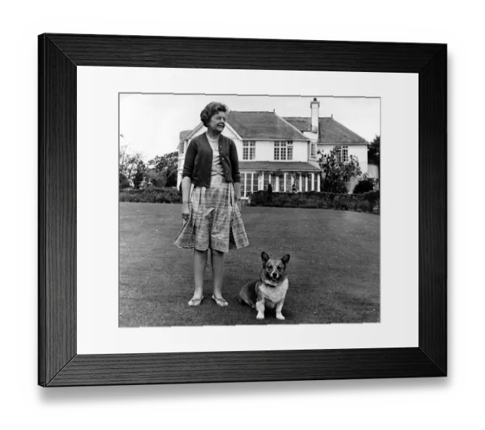 Framed Print : Lady Megan Lloyd George pictured at her home at Brynawelon Framed Print : Lady Megan Lloyd George pictured at her home at Brynawelon