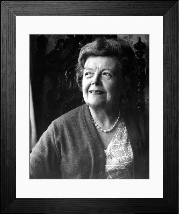 Framed Print : Lady Megan Lloyd George pictured at her home at Brynawelon Framed Print : Lady Megan Lloyd George pictured at her home at Brynawelon