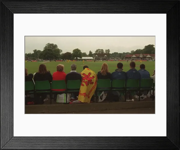 Framed Print : World cup cricket May 1999 Scotland versus Australia SCOTLAND SUPPORTERS