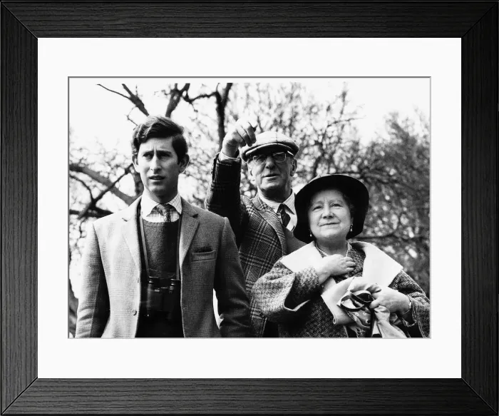 Framed Print : Queen Mother and Prince Charles and Duke of Beaufort at the Badminton Horse Trials Framed Print : Queen Mother and Prince Charles and Duke of Beaufort at the Badminton Horse Trials