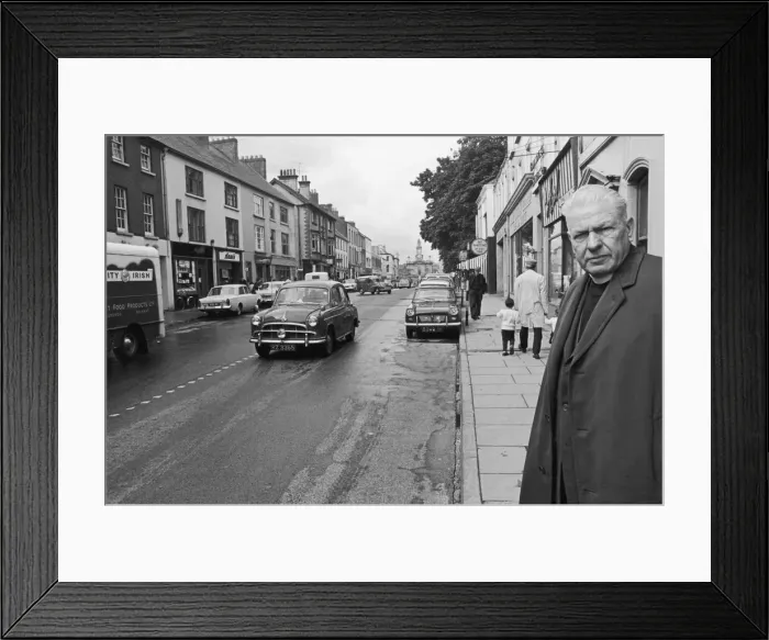 Framed Print : The main shopping throughfare in Coleraine. Circa 1966 Framed Print : The main shopping throughfare in Coleraine. Circa 1966