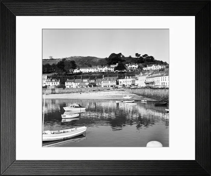 Framed Print : A view of Gorey Harbour on the island of Jersey, Channel Islands. September 1965 Framed Print : A view of Gorey Harbour on the island of Jersey, Channel Islands. September 1965