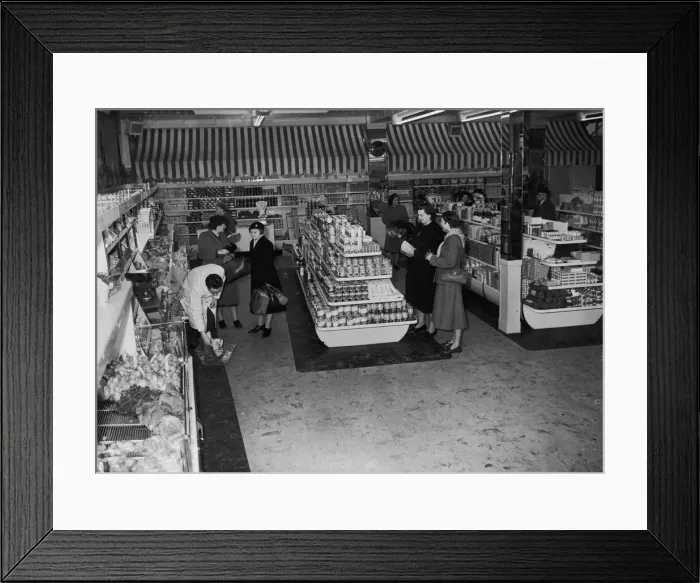 Framed Print : The Express Dairy at Streatham Hill which has been turned into a self servive store Framed Print : The Express Dairy at Streatham Hill which has been turned into a self servive store