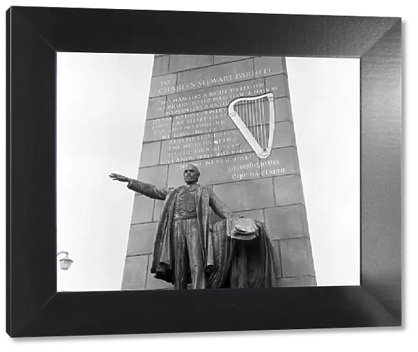 Statue of Charles Stewart Parnell, located in Dublin, Republic of Ireland