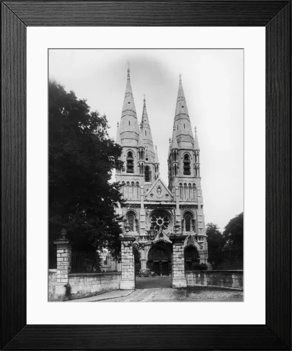 Framed Print : Cathederal of St Finnbare Cork. 26th November 1930 Framed Print : Cathederal of St Finnbare Cork. 26th November 1930