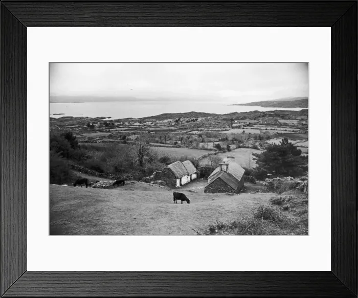 Framed Print : General view of Ballylichey in County Cork, Ireland 23rd May 1935
