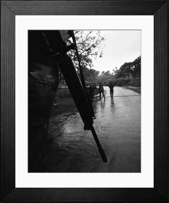 Framed Print : Pictures taken during the Daily Mirrors attempt to reach the refugee camps of