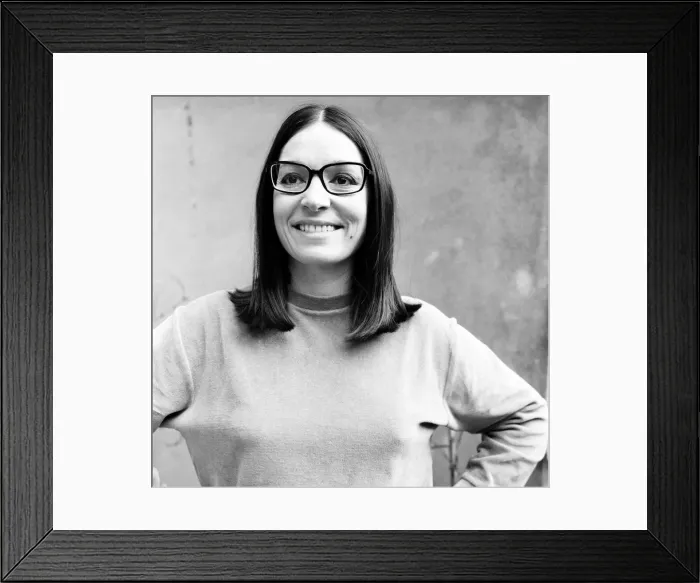 Framed Print : Nana Mouskouri, International Singing Star, pictured at her Belgravia flat in London Framed Print : Nana Mouskouri, International Singing Star, pictured at her Belgravia flat in London