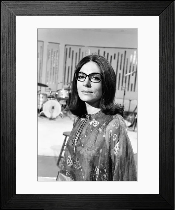 Framed Print : Nana Mouskouri, International Singing Star, in rehearsals for her very own 6 part TV Framed Print : Nana Mouskouri, International Singing Star, in rehearsals for her very own 6 part TV