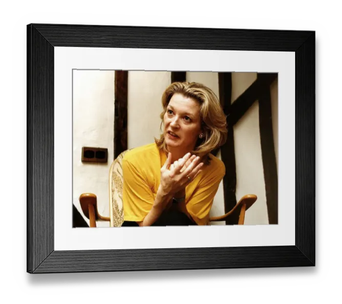 Framed Print : Gillian Taylforth Actress At Home Framed Print : Gillian Taylforth Actress At Home