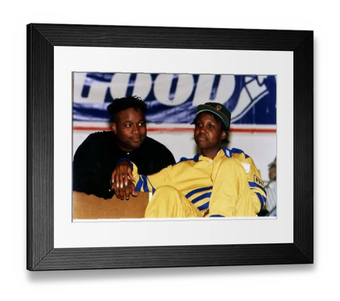Framed Print : Michelle Gayle actress from Eastenders and singer with Trenton Harrison possibly her Framed Print : Michelle Gayle actress from Eastenders and singer with Trenton Harrison possibly her