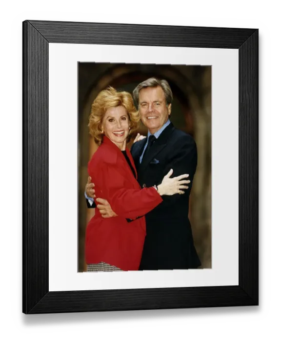 Framed Print : Stephanie Powers Actress with Actor Robert Wagner who both star in Framed Print : Stephanie Powers Actress with Actor Robert Wagner who both star in