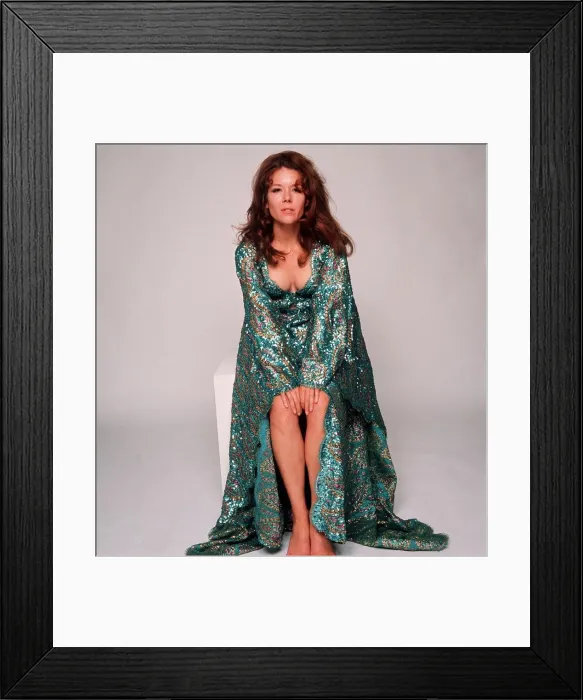 Framed Print : Diana Rigg actress Circa 1969 Framed Print : Diana Rigg actress Circa 1969