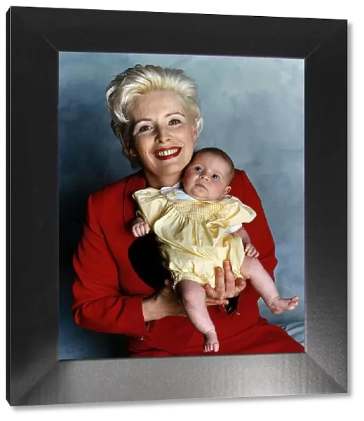 Margi Clarke Actress With Baby Son Rowen