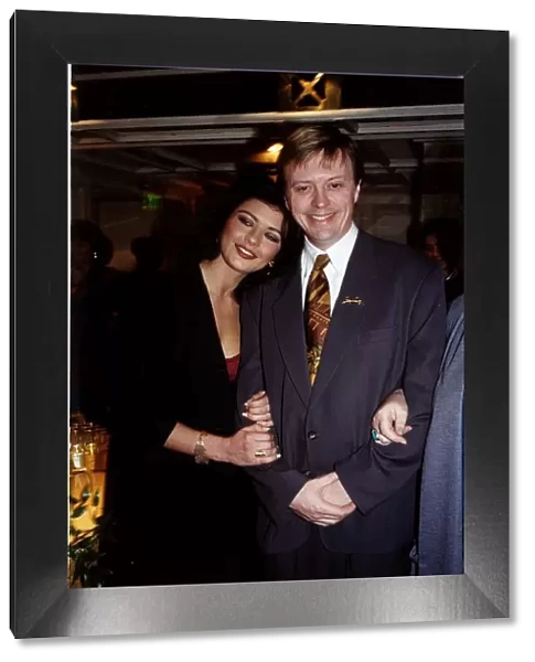 Philip Franks actor with co star Catherine Zeta-jones from the Darling Buds of May at