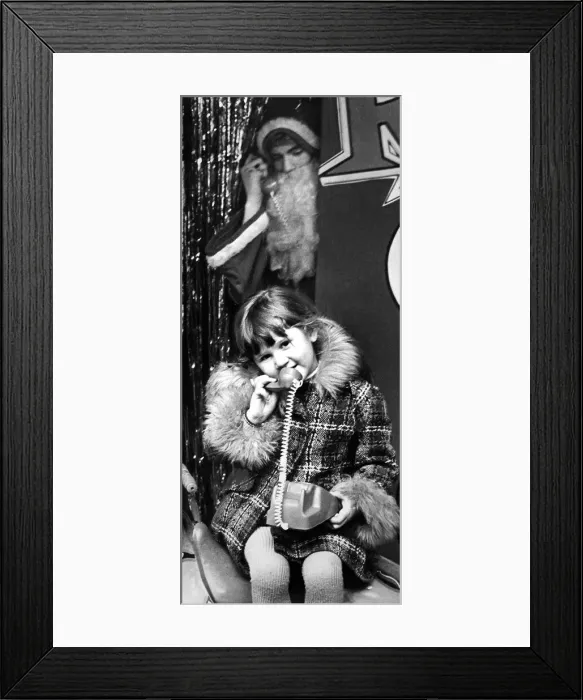 Framed Print : Amanda Louise Spencer, aged five, of Ashwood Terrace, Sunderland, orders a dressing gown Framed Print : Amanda Louise Spencer, aged five, of Ashwood Terrace, Sunderland, orders a dressing gown