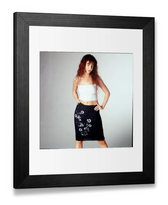 Framed Print : Sheree Murphy actress in TV Programme Emmerdale Circa 1999 Framed Print : Sheree Murphy actress in TV Programme Emmerdale Circa 1999