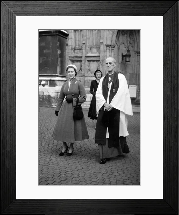 Framed Print : Princess Margaret attends the Army Nursing Service in London November 1954 Framed Print : Princess Margaret attends the Army Nursing Service in London November 1954