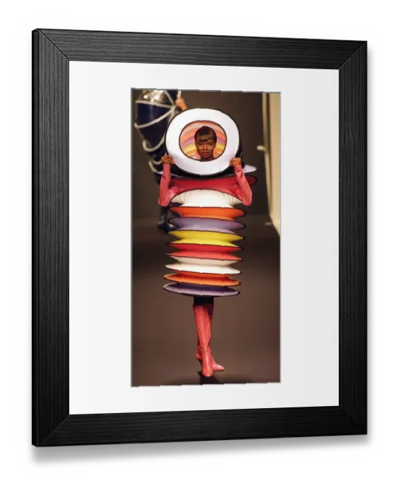 Framed Print : FASHION FROM PACO RABANNE SHOW, PARIS Framed Print : FASHION FROM PACO RABANNE SHOW, PARIS