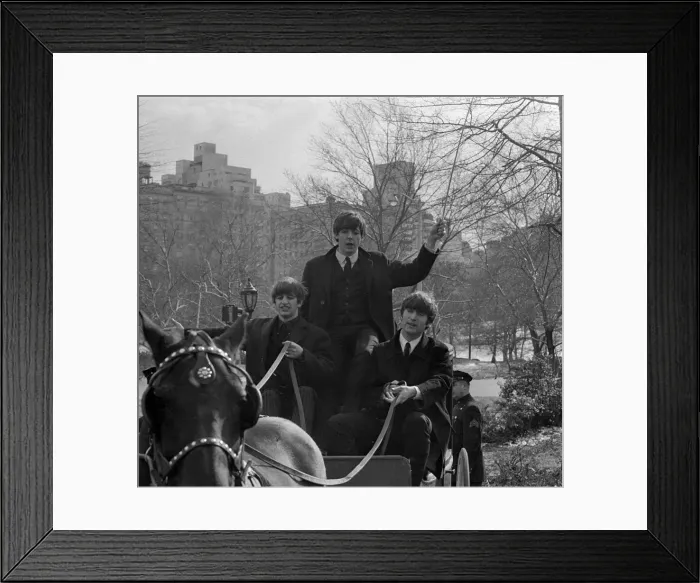 Framed Print : The Beatles February 1964 Ringo Starr, Paul McCartney and John Lennon Framed Print : The Beatles February 1964 Ringo Starr, Paul McCartney and John Lennon