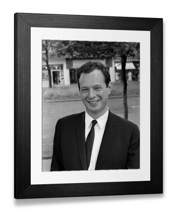 Framed Print : Beatles Manager Brian Epstein June 1963