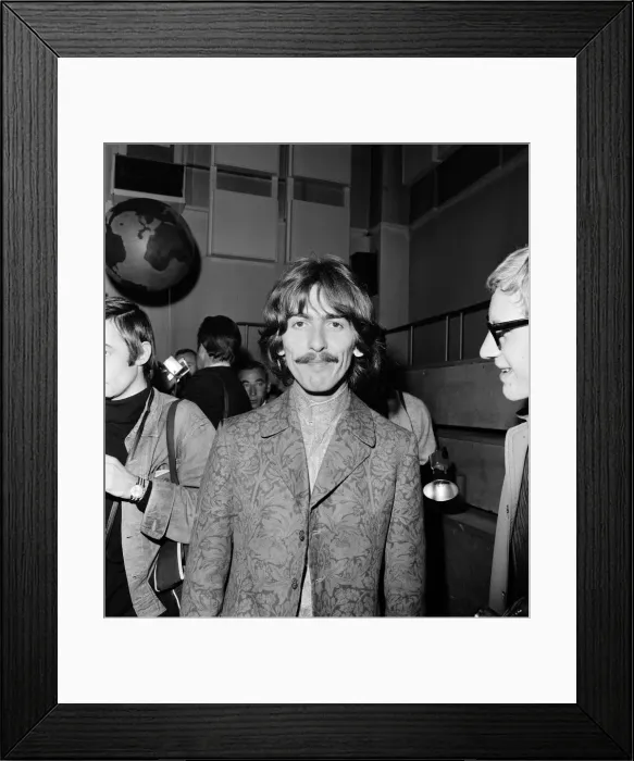 Framed Print : Press call for Our World, the first live global television link Framed Print : Press call for Our World, the first live global television link