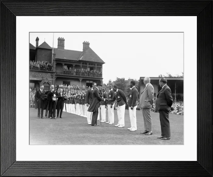 Framed Print : King George V at Nottingham, Jul 1928 greeting L N Constantine the West Framed Print : King George V at Nottingham, Jul 1928 greeting L N Constantine the West
