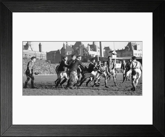 Framed Print : Wales v Scotland Five Nations Rugby Championship The Welsh on the attack during Framed Print : Wales v Scotland Five Nations Rugby Championship The Welsh on the attack during