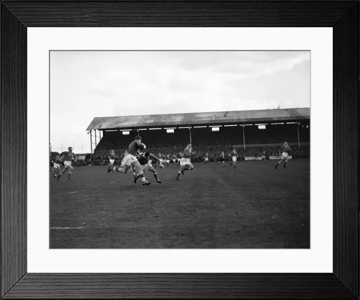 Framed Print : Wales v France Five Nations Rugby Championship The Welsh attempt to stop a French Framed Print : Wales v France Five Nations Rugby Championship The Welsh attempt to stop a French