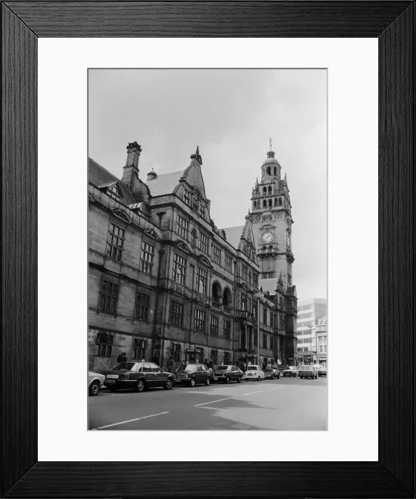 Framed Print : Places Britain Sheffield Town Hall Framed Print : Places Britain Sheffield Town Hall