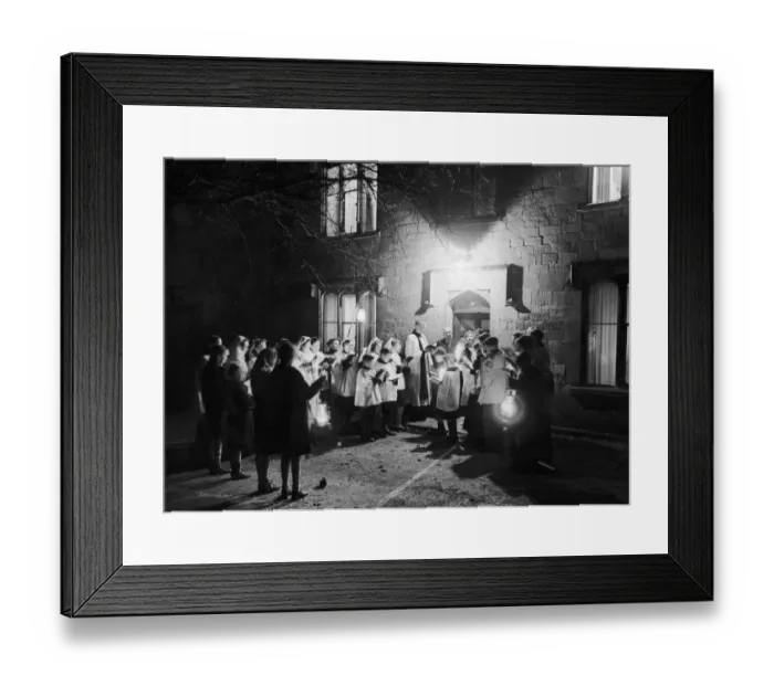 Framed Print : Randwick church choir Gloucestershire outside the home of Mr & Mrs W L Paul of Randwick Framed Print : Randwick church choir Gloucestershire outside the home of Mr & Mrs W L Paul of Randwick