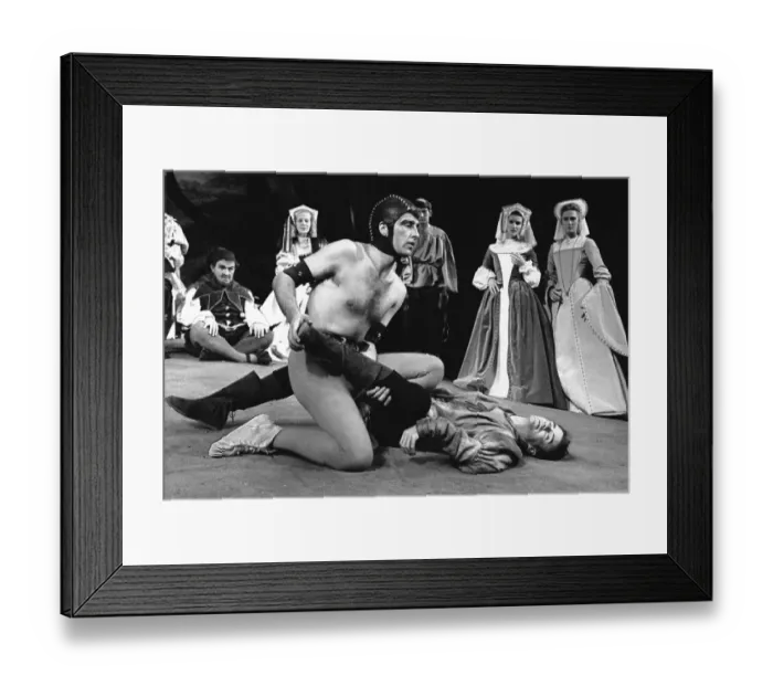 Framed Print : The Wrestling scene from the RSC production of As You Like It Framed Print : The Wrestling scene from the RSC production of As You Like It