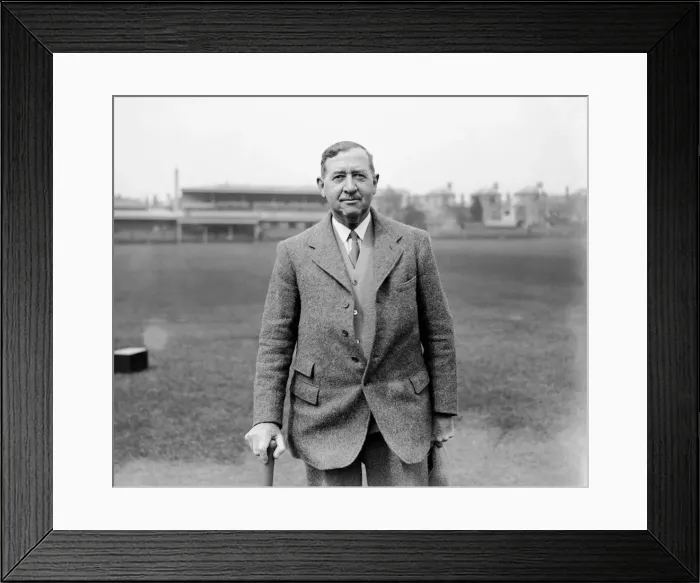 Framed Print : A. E Relf, Sussex County Cricket coach. c. 1930