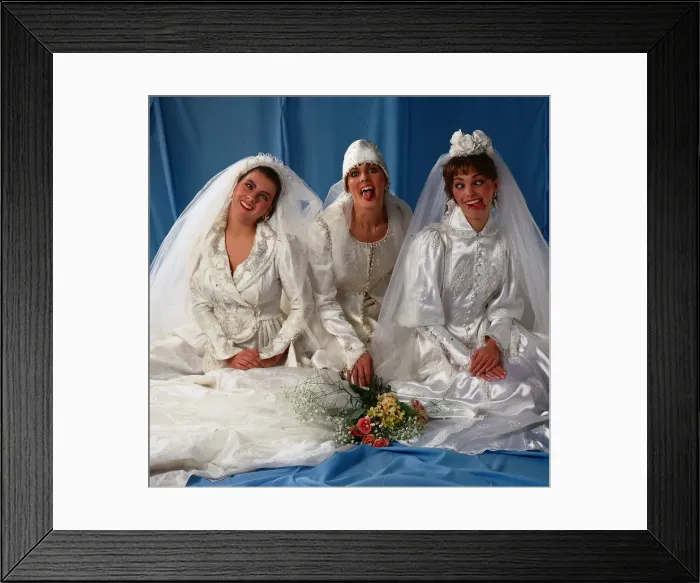 Framed Print : Wedding fashion, June 1991 Lisa Wilson, Lorraine Davidson Framed Print : Wedding fashion, June 1991 Lisa Wilson, Lorraine Davidson