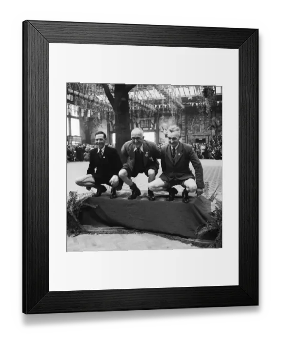 Framed Print : A knobbly knees competition at a Butlins Holiday Camp 1947 Framed Print : A knobbly knees competition at a Butlins Holiday Camp 1947
