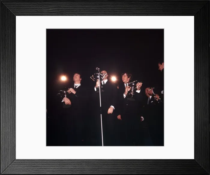 Framed Print : The Beatles at the NME Pop Festival March 1964 John Lennon, Paul McCartney Framed Print : The Beatles at the NME Pop Festival March 1964 John Lennon, Paul McCartney