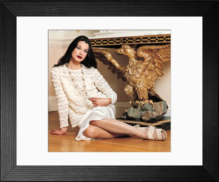 Framed Print : Evening fashion October 1994