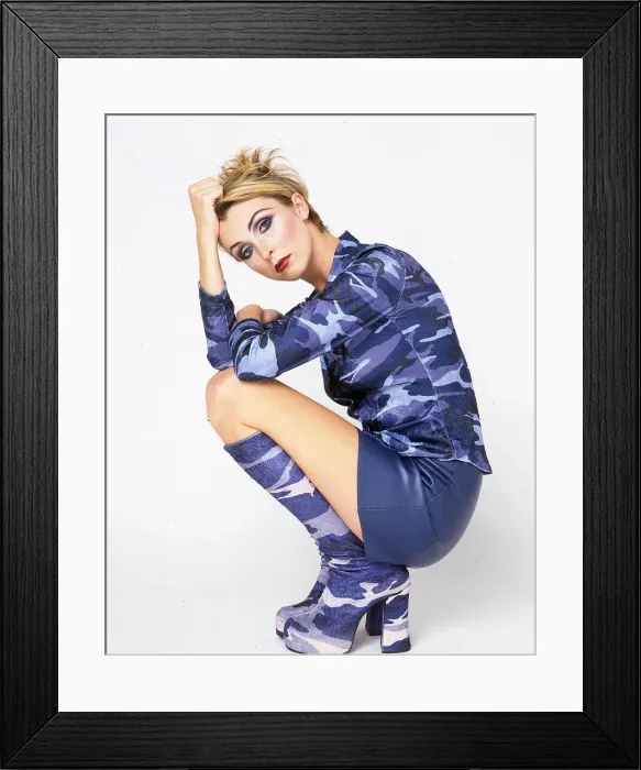 Framed Print : Camouflage platform boots Army and Navy Stores, October 1997 Framed Print : Camouflage platform boots Army and Navy Stores, October 1997