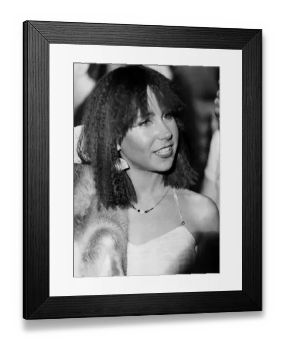 Framed Print : New Romantic fashion Girl 1980