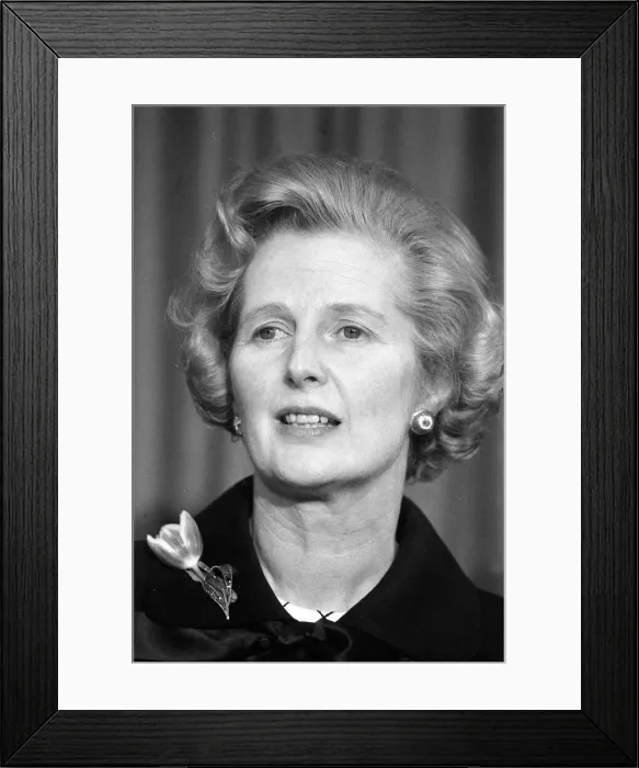 Framed Print : Margaret Thatcher wins the Conservative Leadership Election February 1975