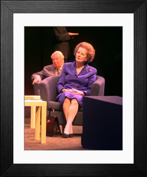 Framed Print : Margaret Thatcher Conservative Party Conference 1998 sitting listening to Framed Print : Margaret Thatcher Conservative Party Conference 1998 sitting listening to